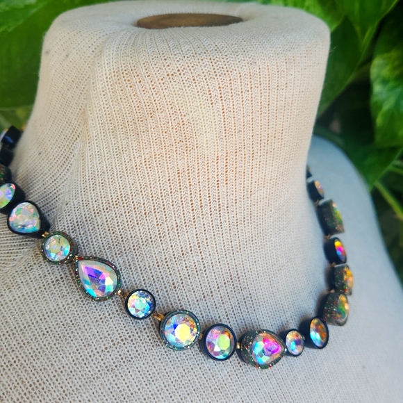 J. Crew Sea Glass Glittery, Infinity Stone Brulee Necklace - Picture 7 of 12